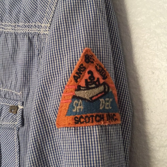 Scotch shrunk New York button up shirt medium - Picture 2 of 3